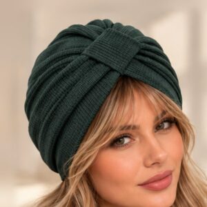 Turbante Coccola verde bosco
