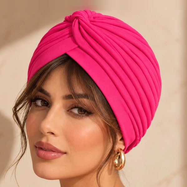 Turbante fucsia della collezione Dolce Vita