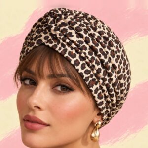 Turbante Dolce Vita leopardato