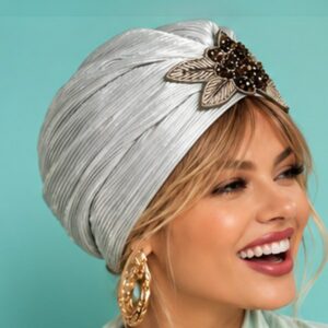 Turbante Gran Sera argento