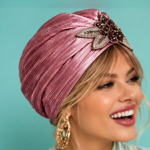 Turbante Gran Sera rosa antico